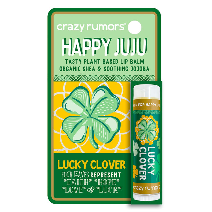 Lucky Clover - Happy Juju Lip Balm / Gift Hang Box